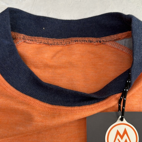 Cloudveil LONG SLEEVE RAGLAN - Senna Heather/Navy Heather - Picture 8 of 11